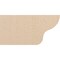 Ekena Millwork 4in. W x 8in. H x 16in. L Greensboro Woodgrain TimberThane Rafter Tail, Primed Tan RFTUR04X08X16GRNRCPR - alternate 6
